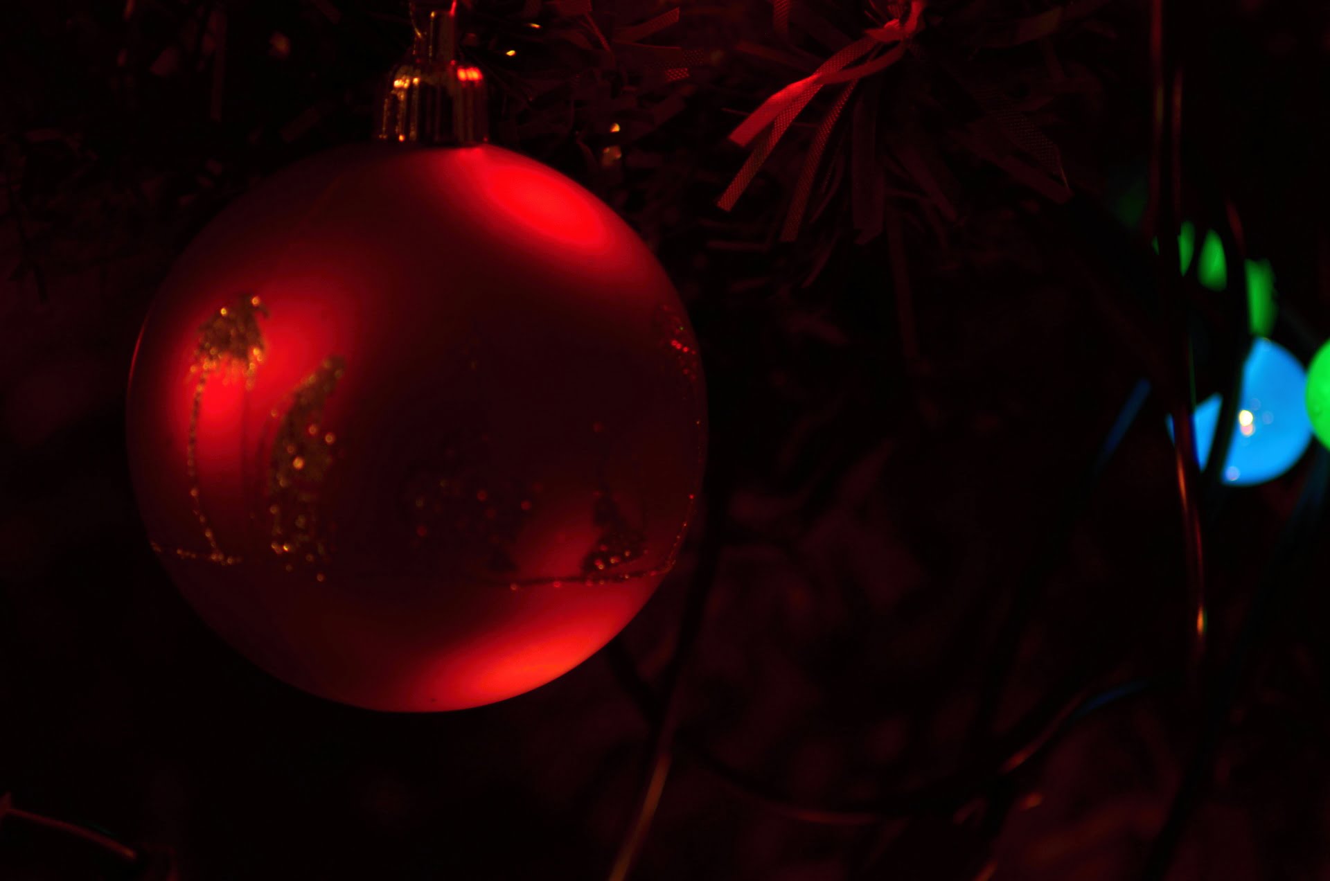 Vánoční obrázky koule na stromku