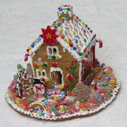 gingerbread house, cake shop, ginger cookie